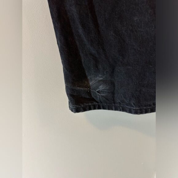 Reformation Val 90s Mid Rise Straight Jeans Black 30 - Picture 7 of 10